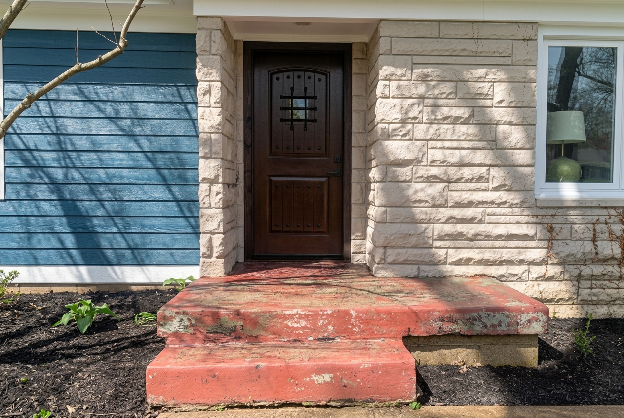 Home exterior before remodeling